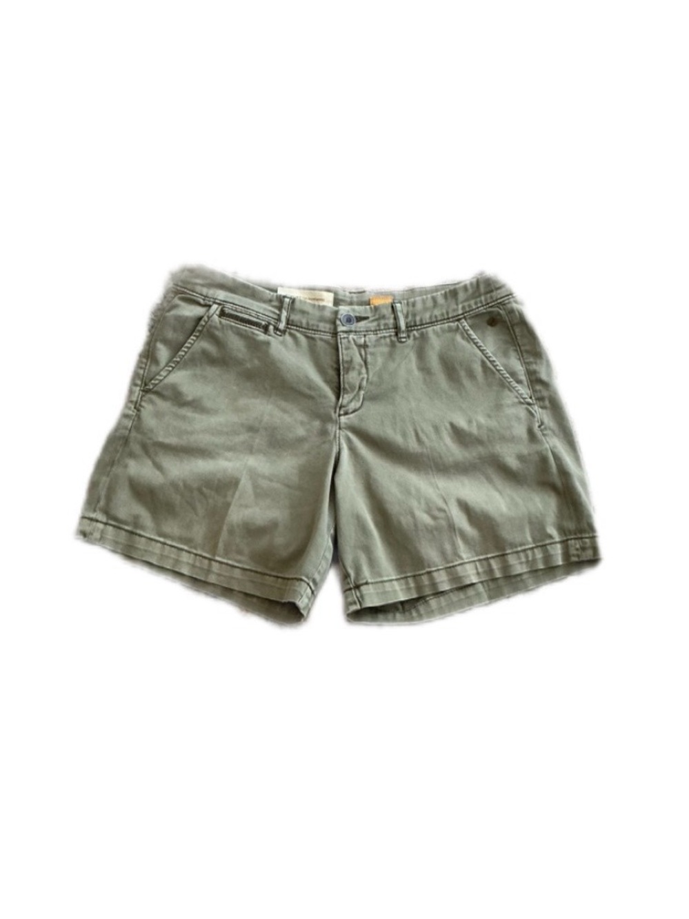 Pilcro and the Letterpress Olive Green Cotton Chino Shorts